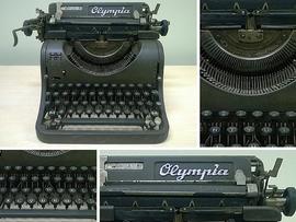 Máquina de escrever da marca Olympia