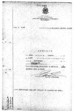 Homologação de rescisão de contrato de trabalho 4/68 - Montenegro