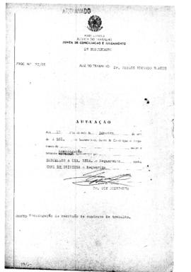 Homologação de rescisão de contrato de trabalho 22/68 - Montenegro