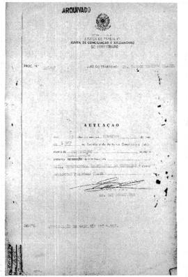 Homologação do acordo de rescisão de contrato de trabalho 327/67 - Montenegro