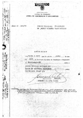 267/77 - JCJ Montenegro