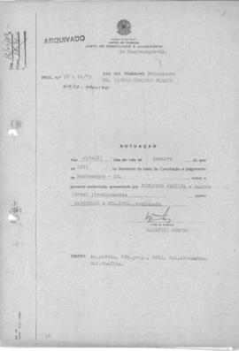 22-24/73 (Apensado 114/73) - JCJ Montenegro