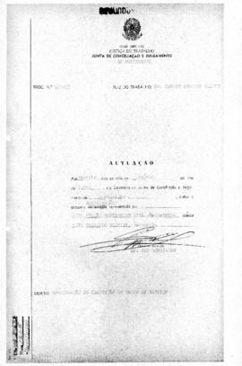 Homologação de transação de tempo de serviço 188/67 - Montenegro