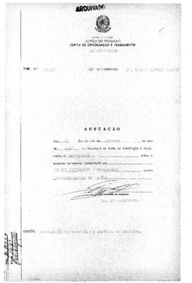 Homologação de rescisão de contrato de trabalho 394/67 - Montenegro