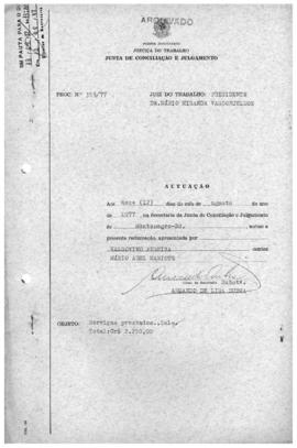 359/77 - JCJ Montenegro