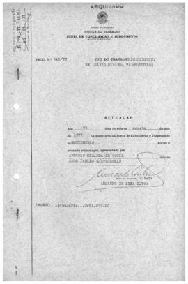 345/77 - JCJ Montenegro