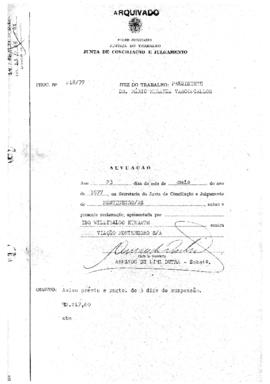 218/77 - JCJ Montenegro
