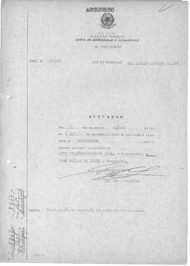 Homologação de acordo de rescisão de contrato de trabalho 175/67 - Montenegro