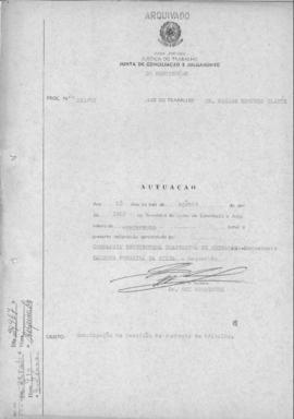 Homologação de acordo de rescisão de contrato de trabalho 193/67 - Montenegro