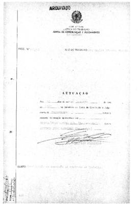 Homologação de rescisão de contrato de trabalho  391/67 - Montenegro