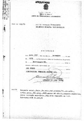 559/79 - JCJ Montenegro