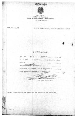 Homologação de rescisão de contrato de trabalho 21/68 - Montenegro