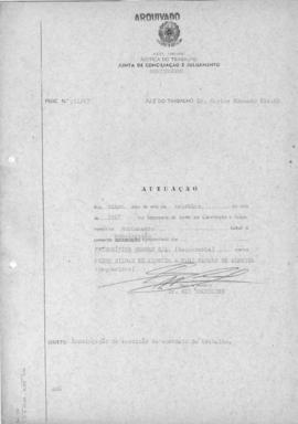 Homologação de acordo de rescisão de contrato de trabalho 211/67 - Montenegro