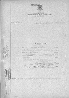 Homologação de acordo de rescisão de contrato de trabalho 186/67 - Montenegro