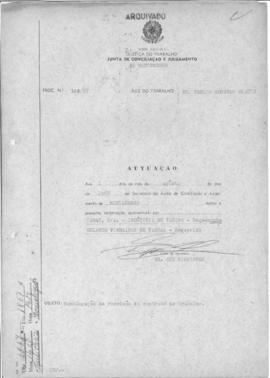 Homologação de acordo de rescisão de contrato de trabalho 169/67 - Montenegro