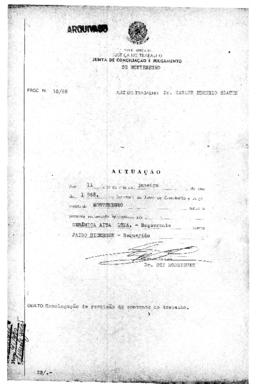 Homologação de rescisão de contrato de trabalho  10/68 - Montenegro