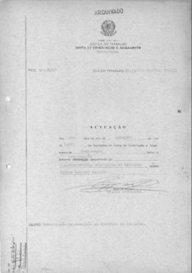Homologação de acordo de rescisão de contrato de trabalho 224/67 - Montenegro